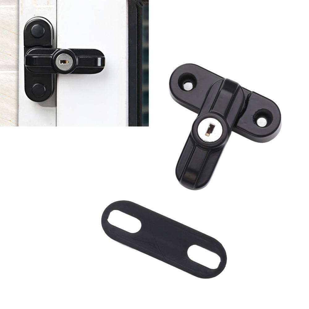 Locking Window Lock Proof Anti Theft Window Lock Secure Window Sash Lock Apartment чёрный