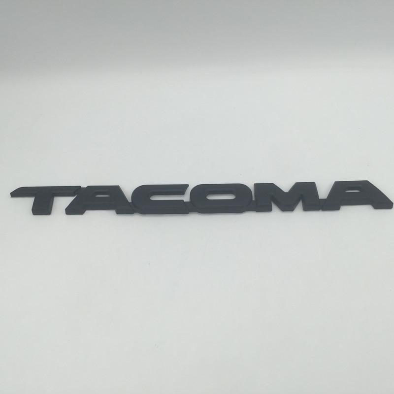 1pcs 3D ABS forTACOMA Car Letter Fender Side Emblem Rear Tail Trunk Decals Badge Sticker Decal Styling Auto Accessories