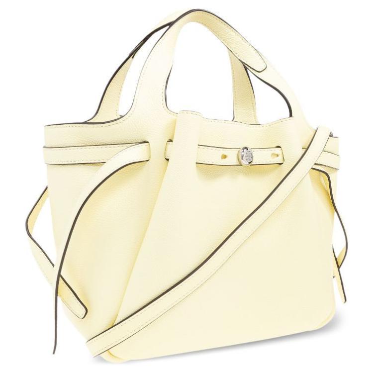 Tory Burch Tote Bag Shopping Bag Handbag Women tote Silver Lemon-Yellow 164866-700
