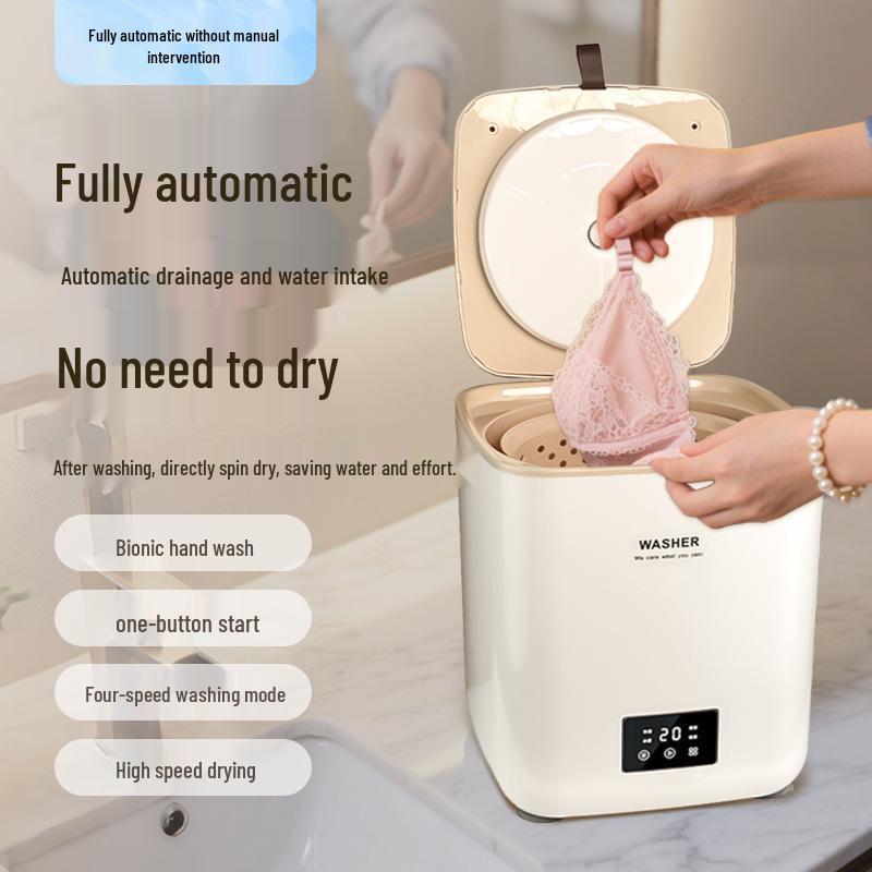 Kompakte automatische Unterwäschewasch- und Sterilisationsmaschine für Socken und Unterwäsche