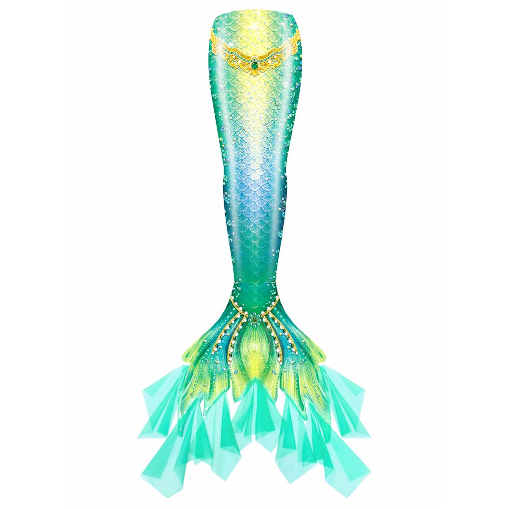 Coda da Sirena per Bambina Costume da Bagno Sirena per Bambina Costume da Bagno Principessa Ariel Esplosione Transfrontaliera