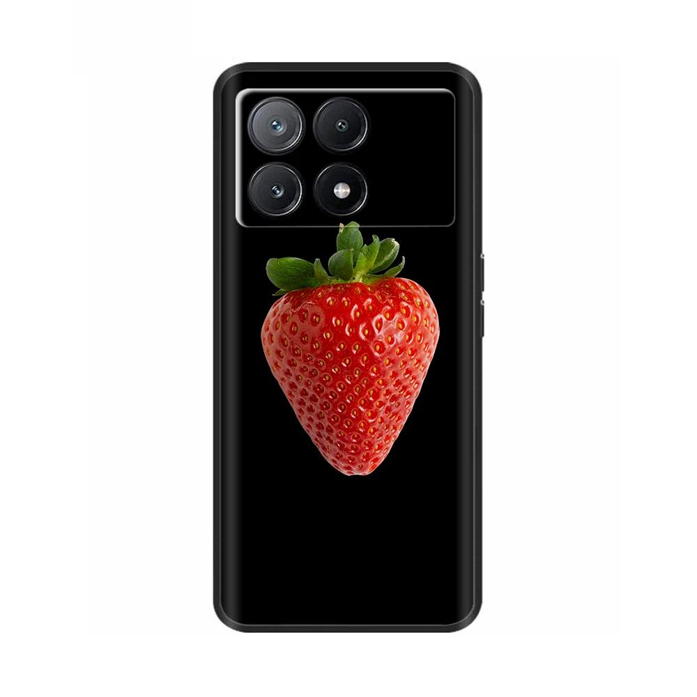 Case For Poco X6 Pro Phone Back Cover For Poco X6 Neo Pocox6 Pro 5G Soft Black Silicone Bumper Shockproof Protective Shell Cases