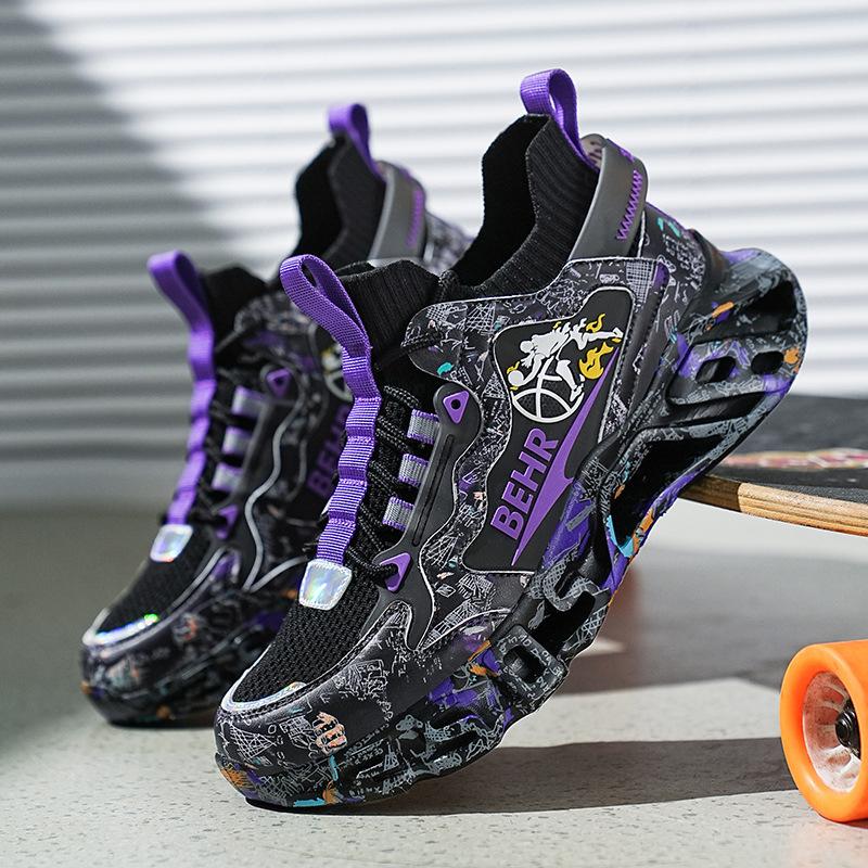 Neue Mode lässige Sportschuhe Outdoor leicht vielseitig Dad Shoes Fly-Woven Camouflage Blade Schuhe