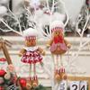 2PCS Gingerbread Ornaments Christmas Gingerbread Ornaments Hanging Gingerbread Hanging Ornaments For Xmas Tree