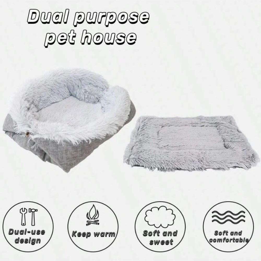 Thick Pet Mat Warm Plush Dog Bed Soft Cat Mat  Cat