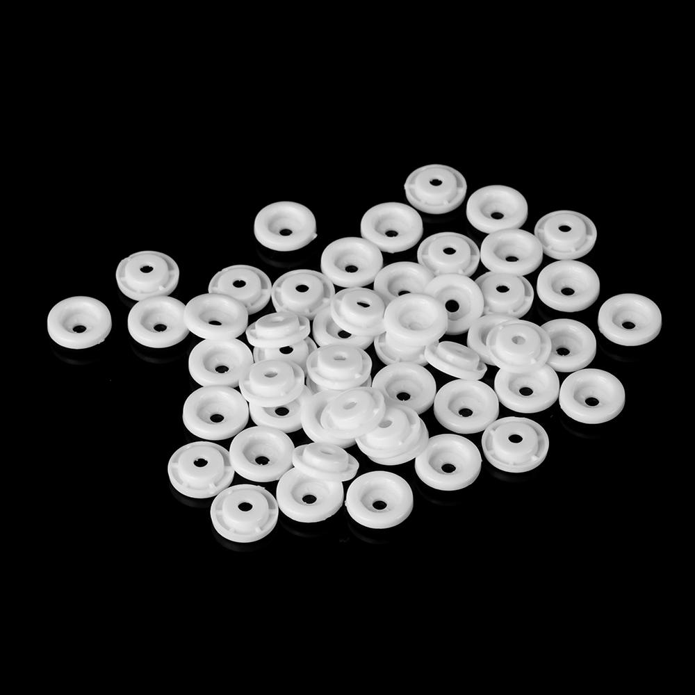 45 de seturi(180pcs) Haine Cămăși Scrapbooking Închidere cu știfturi transparente Buton de apăsare Butoane cu apăsare
