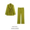 Kaslead New Women Clothes Western Style With Belt Blazers Casual Pants 2458199 2778199