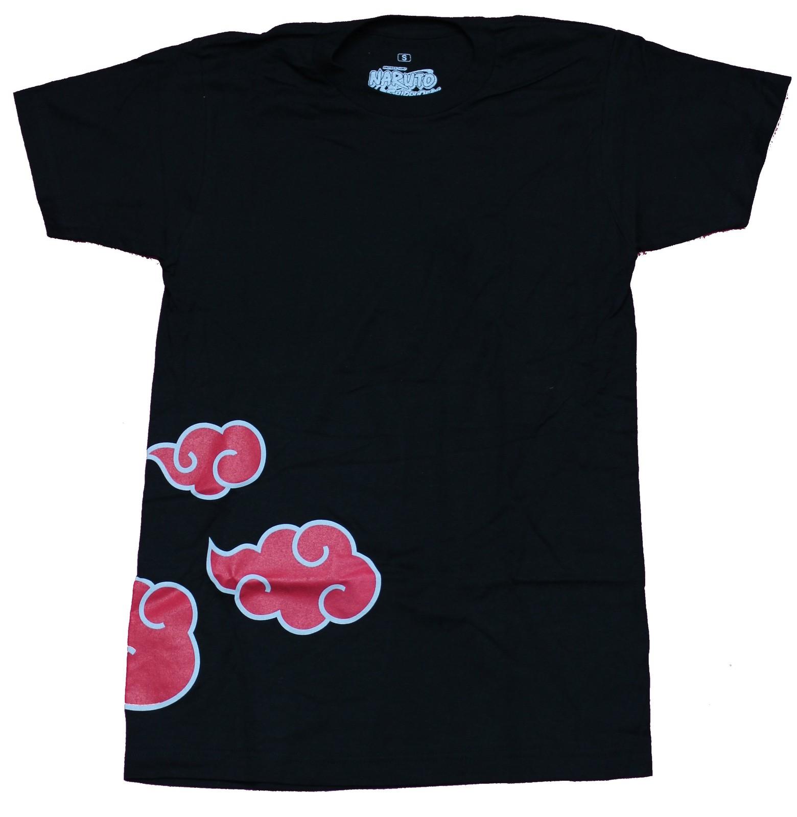 Naruto Shippuden Adult New T-Shirt - Akatsuki Clouds Pic XXXL