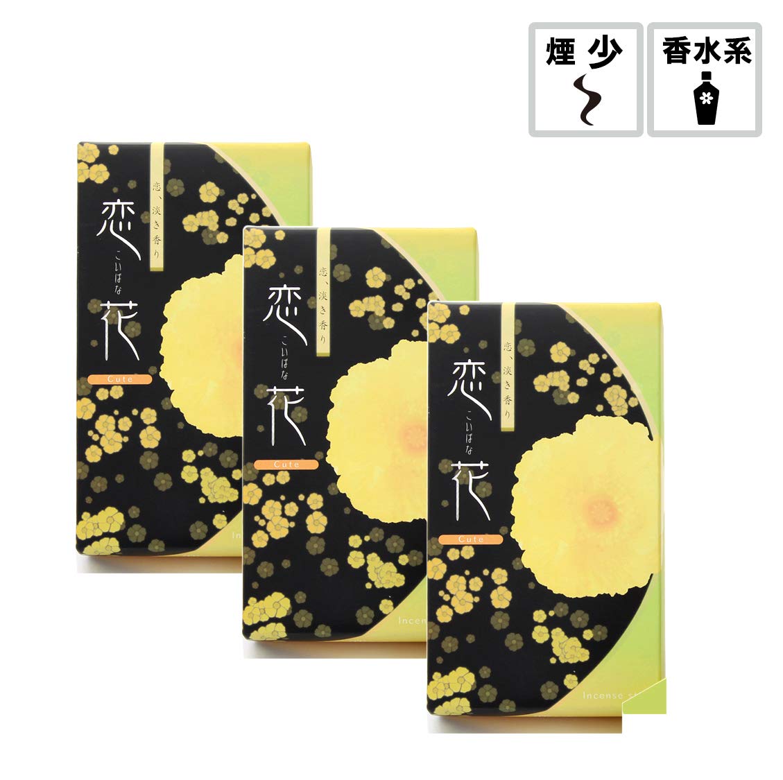 

Women s Koihana Cute Incense Sticks, 3 Boxes, Tanaka Buddhist Altar Original, Comes in a Special Box to Reduce Incense Stick Breakage During Shipping