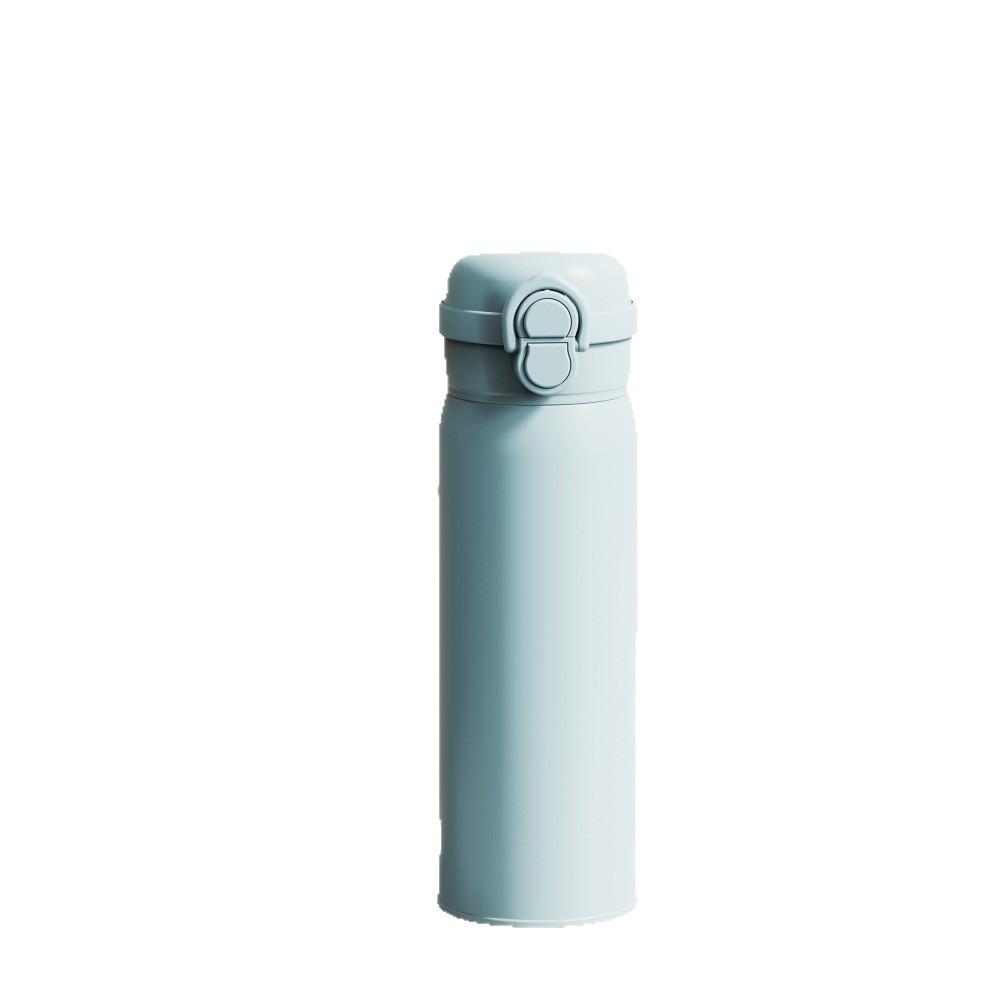 Water Bottle Bouncing Double Drink Stainless Steel Thermos Cup Large Capacity Student Straw Cup Outdoor Travel Cup