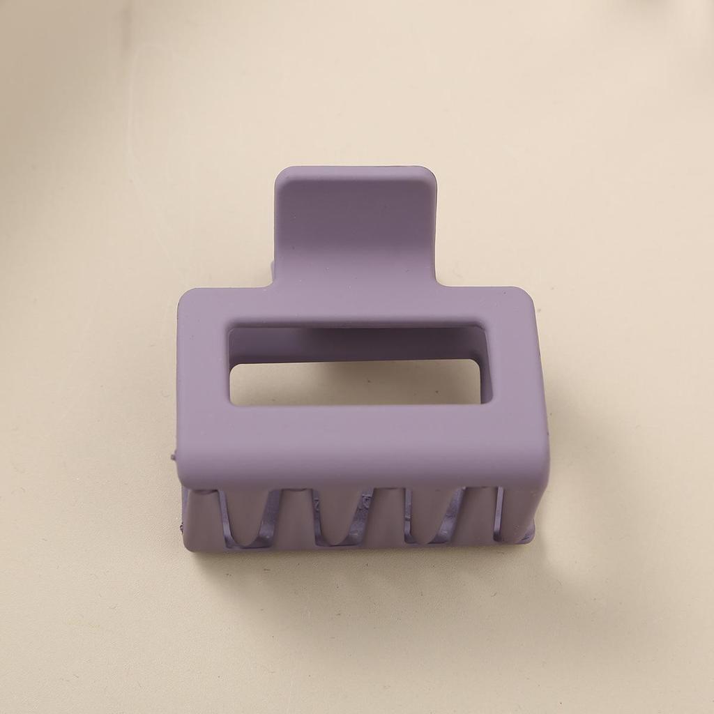 8.5CM x 10.5CM Rectangular Matte PS Hair Clip - Simple Shark Hair Accessory