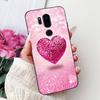 Para LG G7 ThinQ Funda Silicona Negra Gato Lindo Flores de Moda Trasera Pintada Genial Para LG G7ThinQ Funda de Teléfono LMG710EM
