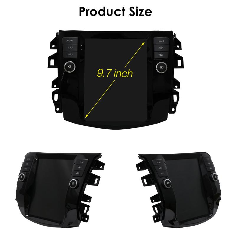 OSSURET 9.7 Display Screen Carplay Android for Nissan Navara 2016-2022 NP300 WiFi Car Multimedia Player Intelligent Screen Video Navigation Radio GPS