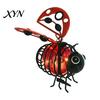 Cute Bee Shaped Yard Lighting Solar Powered Hanging Lights, Metal Bouncy Spring Ornaments, Charming Garden Glow Lights IP65 Waterproof Fairy