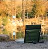 Tragbarer Faltbarer Outdoor-Stuhl mit Rückenlehne - Ideal für Camping, Rasen und Strand