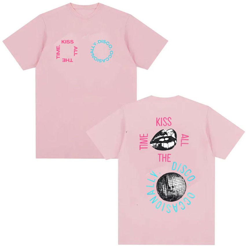 Harry Styles 2026 Kiss All Time Disco Occasional Tour Shirts Summer Mens Womens Luxury Fashion Pop Hip Hop Music Y2K Tshirt