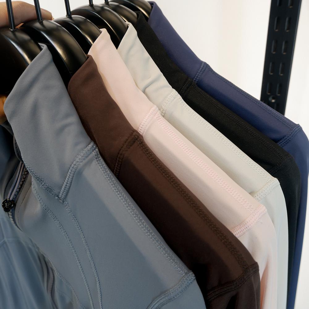 Women's New Stand Collar No Mesh Jacket – High Elastic, Moisture-Wicking, Slim-Fit Top