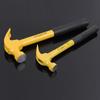 Yellow Steel Claw Hammer for Nail Pulling - Available In 0.25kg, 0.5kg, and 0.75kg.