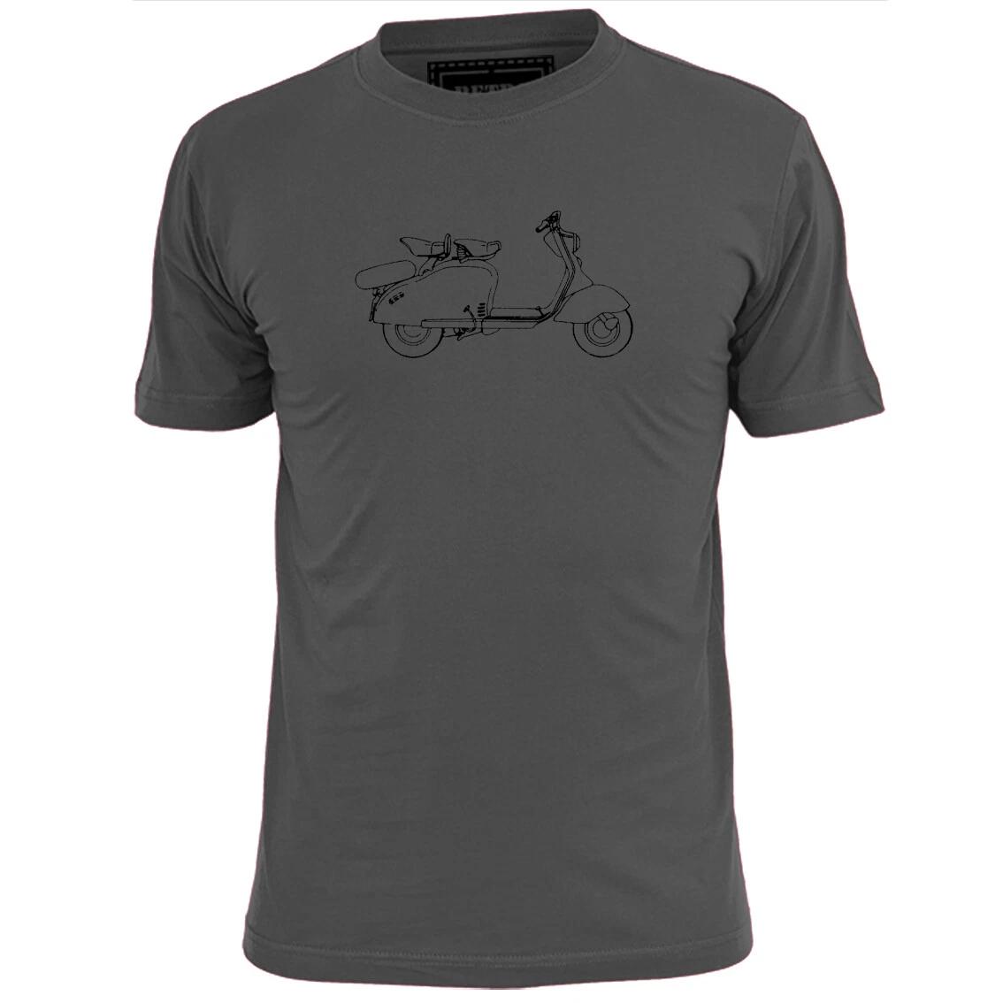 Mens Lambretta 150 ld Scooter Blueprint T shirt Mod Scooter Boy Weller Jam XL