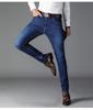 Men's Straight-Leg Loose Elastic Jeans