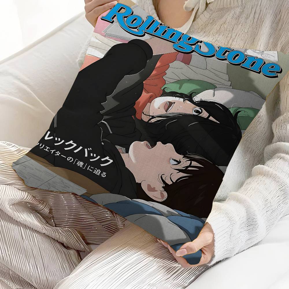 Anime Look Back Pillowcases Home Bedding Decorative Pillow Cover Wedding Super Soft Pillow Case
