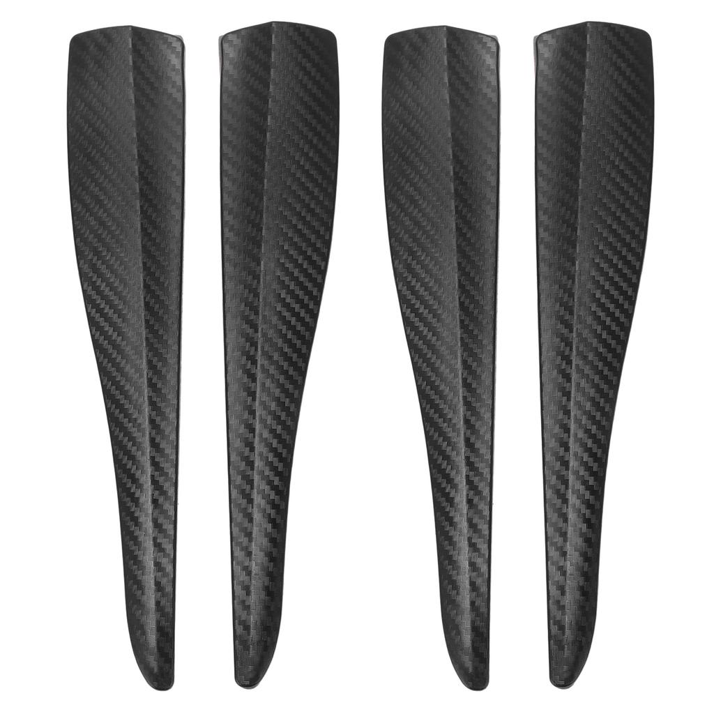 Car Bumper Protector Carbon Fiber Style 28cm Anti Scratch Strips Sticker Molding Protection Edge Corner Guard