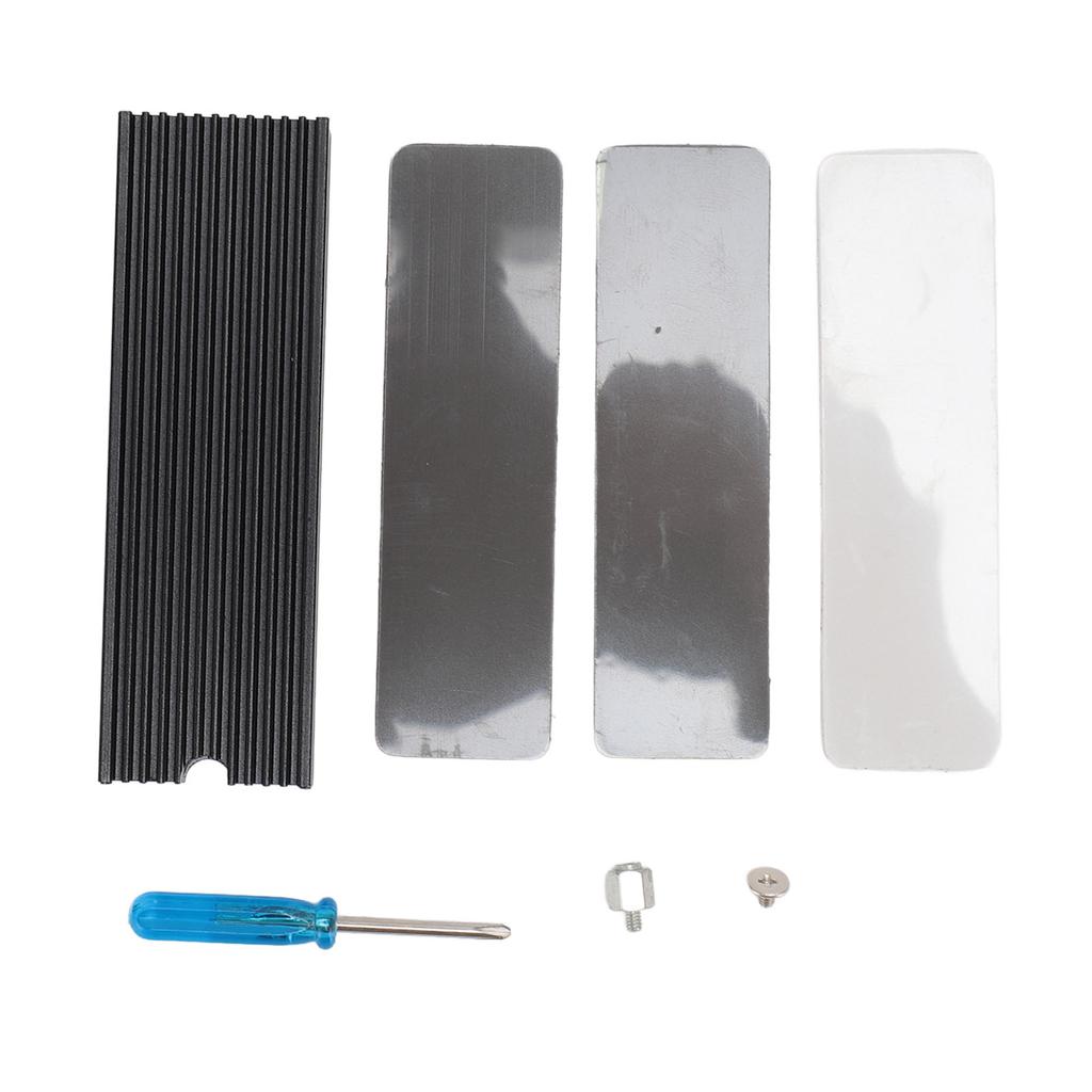 M.2 2280 SSD Heatsink with Thermal Silicone Pad Aluminum Alloy Support Single Double Sided M2 SSD