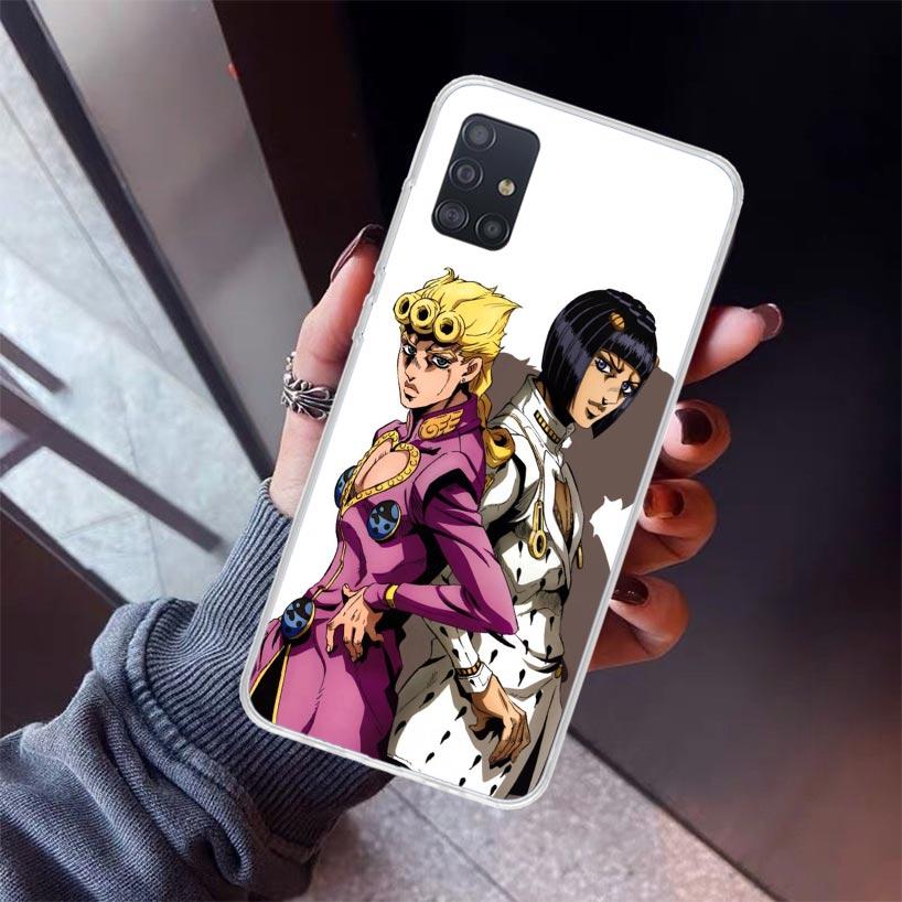 JoJo Adventure Giorno Giovanna Phone Case For Samsung Galaxy A52 A51 A50S A32 A22 A12 A02S A72 A71 A31 A70 A30S Note 20 Ultra 10