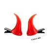 Reusable Halloween Devil Horn Hair Clip Creative Hairband Stylish Resin Hair Accessory For Themed Parties Event