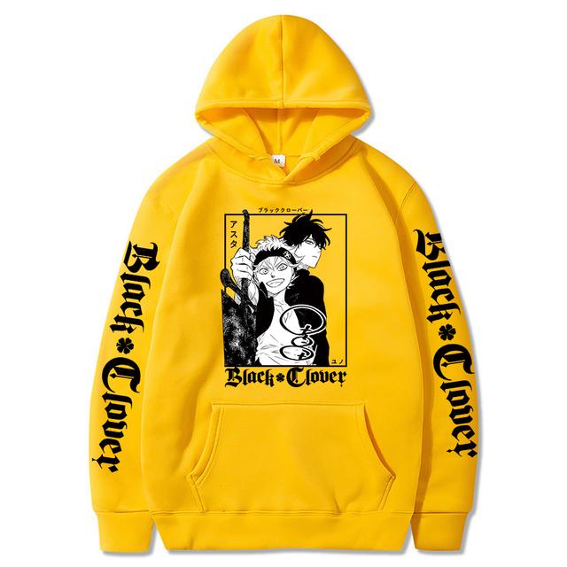 Anime Black Clover Black Bulls Squad Emblema Hanorace Yami Asta Magic Knights Hanorace Bărbați Femei Casual Harajuku Streetwear