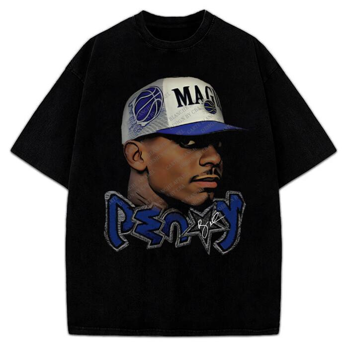 Penny Hardaway TShirt Young Magic Penny Custom Graphic Tee S