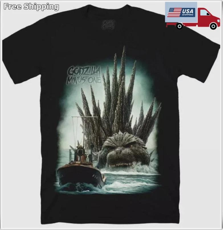 Godzilla Minus One The Chase - Black - T Shirt All Size 4XL