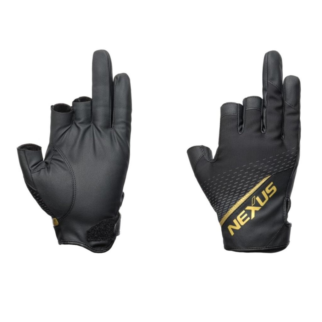 Shimano Nexus Warm Size L Gloves, 3-Piece Cut, GL-170Y, Black,