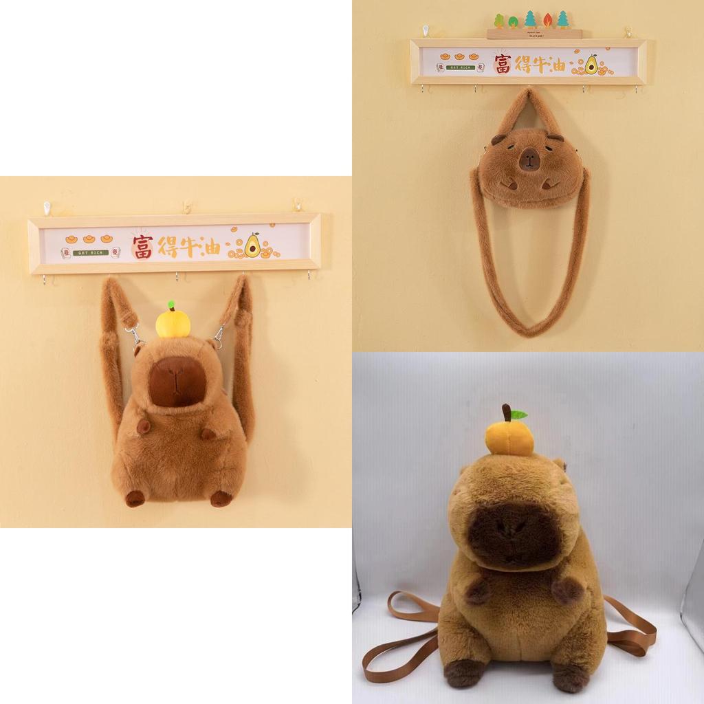 Adorable Panda Plush Handbag Cute Cartoon Plush Toy Shoulder Bag For Kids