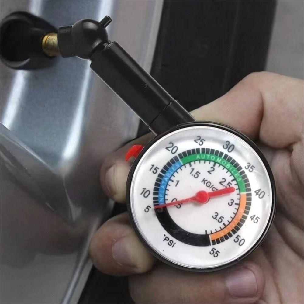 Analog Gauge Tyre Deflation Pointer Pointer Design Pressure Gauge Measurement  Car Tire Pressure