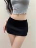 American Spicy Women's Low-Waist Bodycon Yoga Skirt with Underpants – Slimming, Anti-Exposure, Hip-Hugging Fit