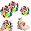 Small Medium Large Cat and Dog Chew Toys Eco-Friendly Colorful Bell Ball Made of Rubber Pet Toy