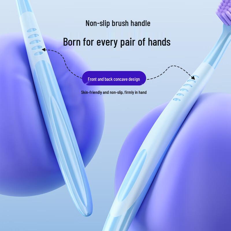RAOYI Soft Bristle Toothbrush Family Pack