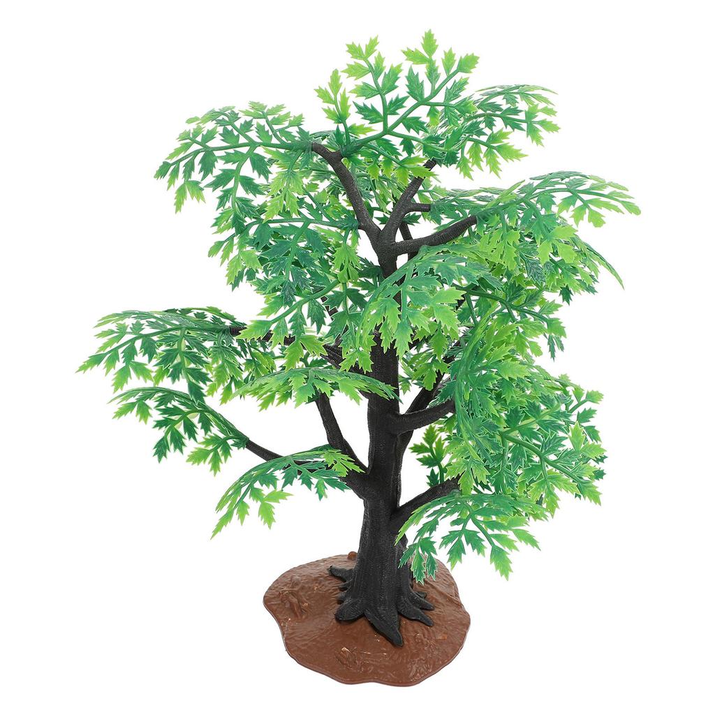 Maple Leaf Decoration Creative Tree Shape Ornament for Sand Table Micro Landscape DIY Garden Home Fake Tree Decor