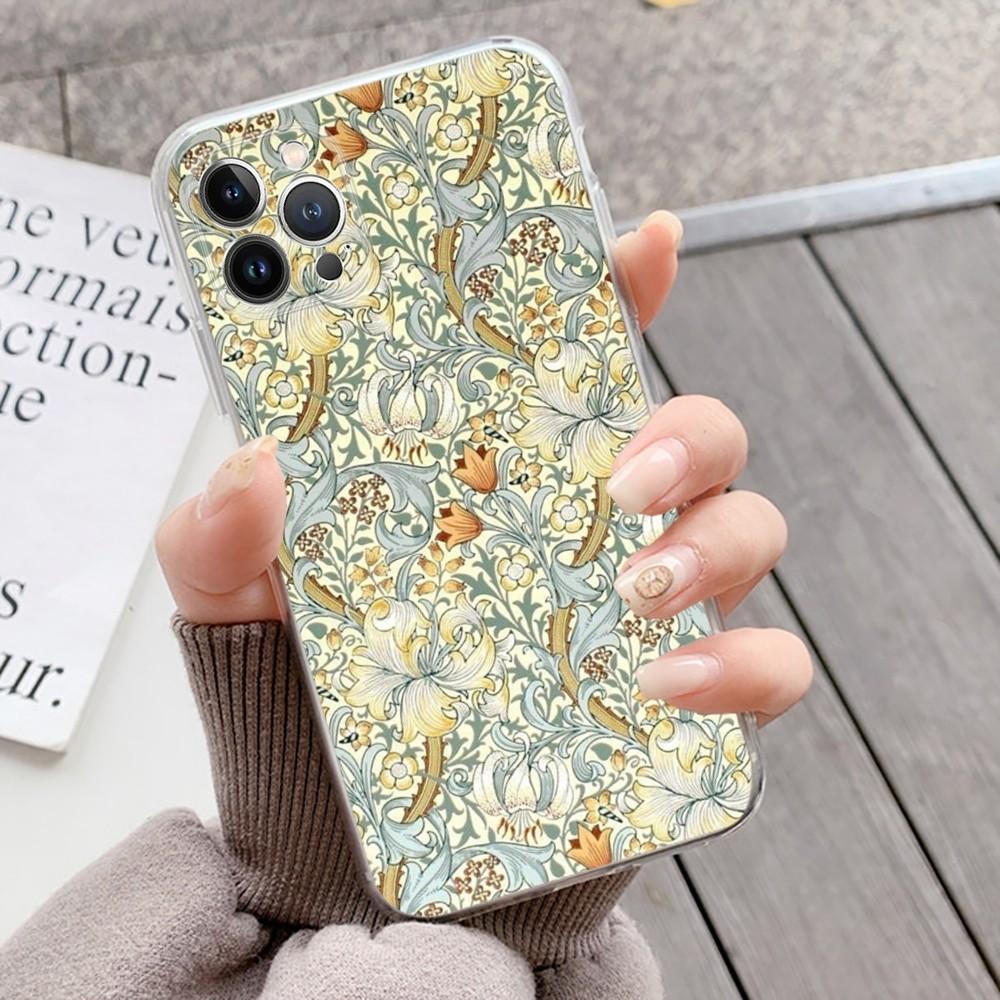 William Morris Thief Design Phone Case Silicone Soft for iphone 15 14 13 12 11 Pro Mini XS MAX 8 7 6 Plus X XS XR Cover