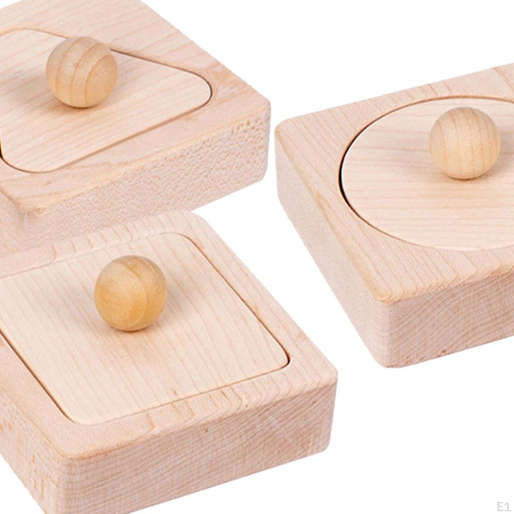 Wooden Shape Peg Puzzle Geometric Shapes Teaching Aids Early Learning Educational Fine