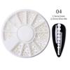 Mixed Color Nail Art Glitter Rhinestone Crystal Gems Jewelry Bead Manicure Decoration Accessories Nail Supplies For Professional