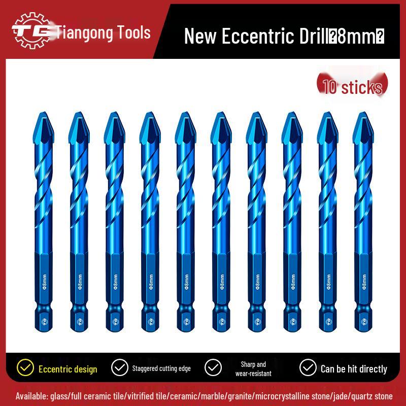 Tiangong Super Hard Tile & Concrete Drill Bit with Eccentric Tilt Head
