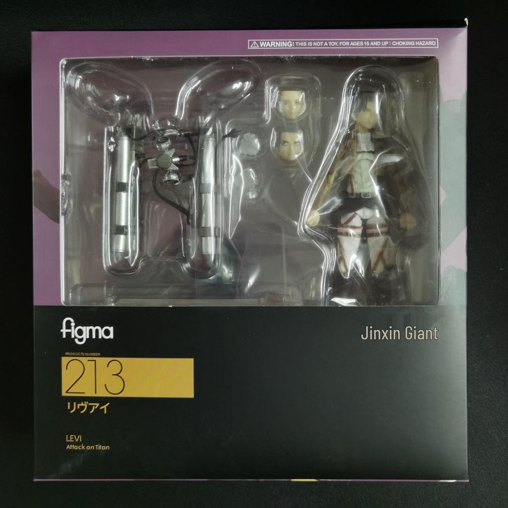 Attack on Titan: Captain Levi, Eren, and Mikasa Action Figures
