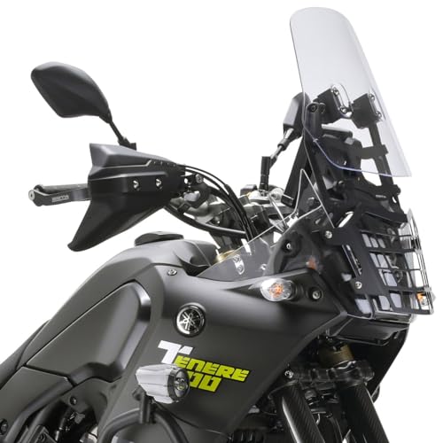 ZETA RACING Armor Hand Guards, Black, for Scudo, compatible with the Armor Hand Guard series. Windproof, rainproof, and mud-proof. Reversible mounting