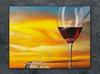 SZKLANA DESKA DO KROEJNIA 30x22 WINO