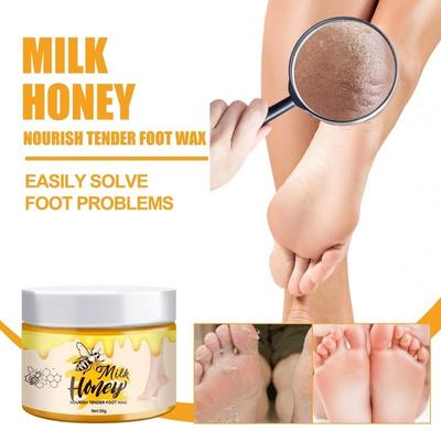 2022 (New) Honey Milk Hand and Foot Repair Cream, Cracked Heel Repair Moisturizing Cream and Natural Moisturizing and Nourishing Foot Repair