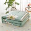 Simple Modern Air Condition Thin Blanket Summer Quilt Cotton Fluffy Plaid Blanket On The Bed Comfortable Comforter