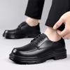 Men's Formal Leather Shoes Minimalist and Versatile Design Style Daily Office Outdoor Leisure Business Thick Bottom Men's Shoes