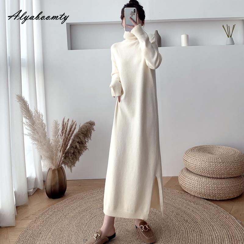 knee length dresses for ladies Renee Midi Sweater Dress  One Stylish Lady